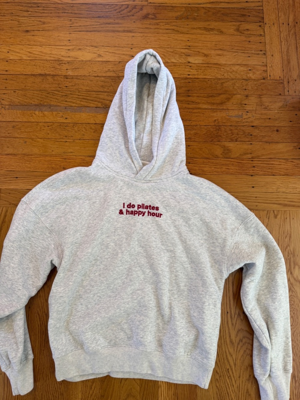 Abercrombie Gray Pilates Hoodie